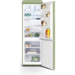 Schneider SCB300VVA - Koel- vriescombinatie - Green Almond