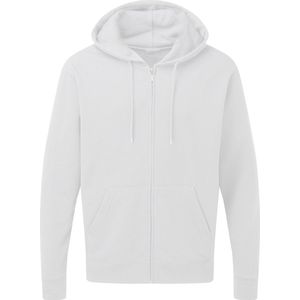 Hooded Full Zip Hoodie Heren SG Collectie Wit Maat XL