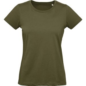 B&C Inspire Plus Ladies' organic T-shirt CGTW049 - Urban Khaki - XXL