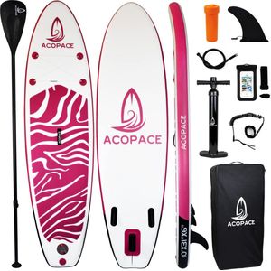 Opblaasbare paddleboards, 10'6 × 33""/10'x31x6 stand-up paddleboard, duurzame SUP-accessoires, handpomp, 3-delige aluminium peddel, antislip dek opblaasbaar paddleboard voor volwassenen
