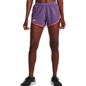 Under Armour Fly By Elite 3´´ Korte Broek Paars XS Vrouw