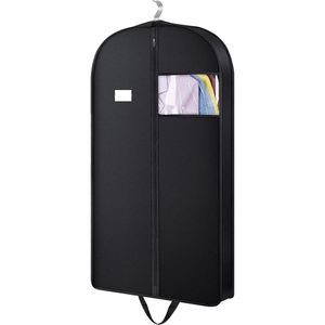 Stunq® Set Van Twee Ademende Kledingzakken Voor Het Beschermen Van Uw Kleding Tas Zak 60 X 109 Cm Zwart