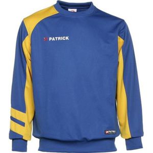 Patrick Victory Sweater Kinderen - Royal / Geel | Maat: 7/8