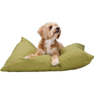 maxxpro Hondenmand - Hondenkussen 60 x 80 cm - Hondenbed - Kussen Hond met Rits - Polyester en Microvezel - Groen