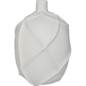 Vaas deco keramiek wit