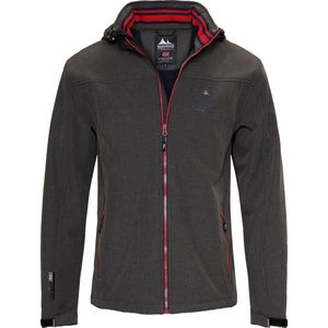 Nordberg Trond - Softshell Outdoor Zomerjas Heren - Antraciet/Donkergrijs Melange  - Maat L