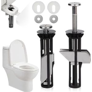 Heavy Duty Toilet Seat Fixing Bolt Set - Universal Toilet Seat Fixing Kit - Toilet Seat Screws Fittings Kit - Gemakkelijke Installatie van Toilet Seat Bolts Accessoires voor Thuis en Kantoor