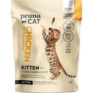 PrimaCat Kitten -Droog Kattenvoer - Kittenvoer- Voer Voor Kittens - Kip - 1,4 kg