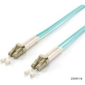 Equip LWL-patchkabel glasvezel kabel LC->LC 50/125mμ 0,50m Multimode Duplex turquoise polybag
