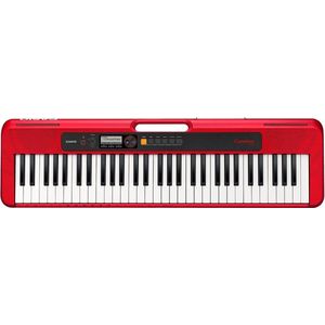 Casio CT-S200 - Keyboard - Rood - Pianoklank - MIDI - geschikt voor kinderen - met ritmebox - gratis leer applicatie