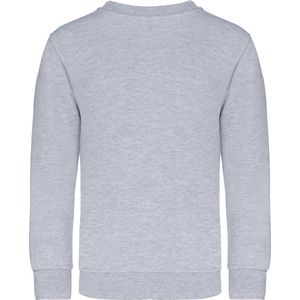 Sweatshirt Kind 10/12 Y (10/12 ans) Kariban Ronde hals Lange mouw Oxford Grey 80% Katoen, 20% Polyester