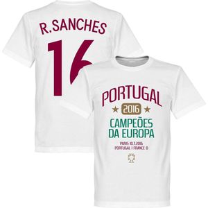 Portugal EURO 2016 Sanches Winners T-Shirt - 5XL