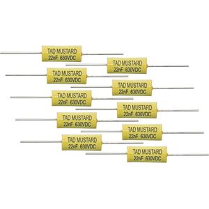 TAD VMC22/10 Mustard Capacitors 0.022uF - 10-pack Vintage Replica