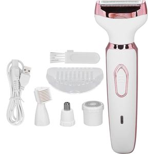 4-in-1 Elektrisch Scheerapparaat - Wenkbrauwtrimmer en Bikinitrimmer voor Dames