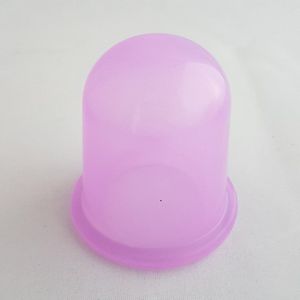 Cellulite 7 cm massage cup voor benen, groot formaat, siliconen cup, kleur PAARS