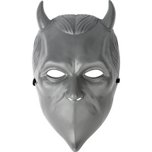 Face Mask Duivel – Halloween Masker – Grijs