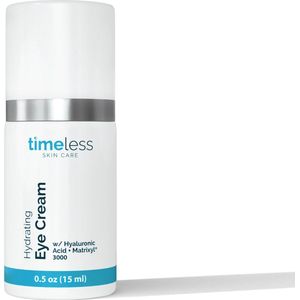 Oogcrème - Anti Aging Oogcrème - Oogcreme anti rimpel vrouw - Anti-rimpel Herstellende Oogcrème - Hydraterende Oogcreme - TIMELESS Hydrating eye cream - Tegen rimpels onder de ogen - SkinCare - Timeless Eyecream - 15 ml