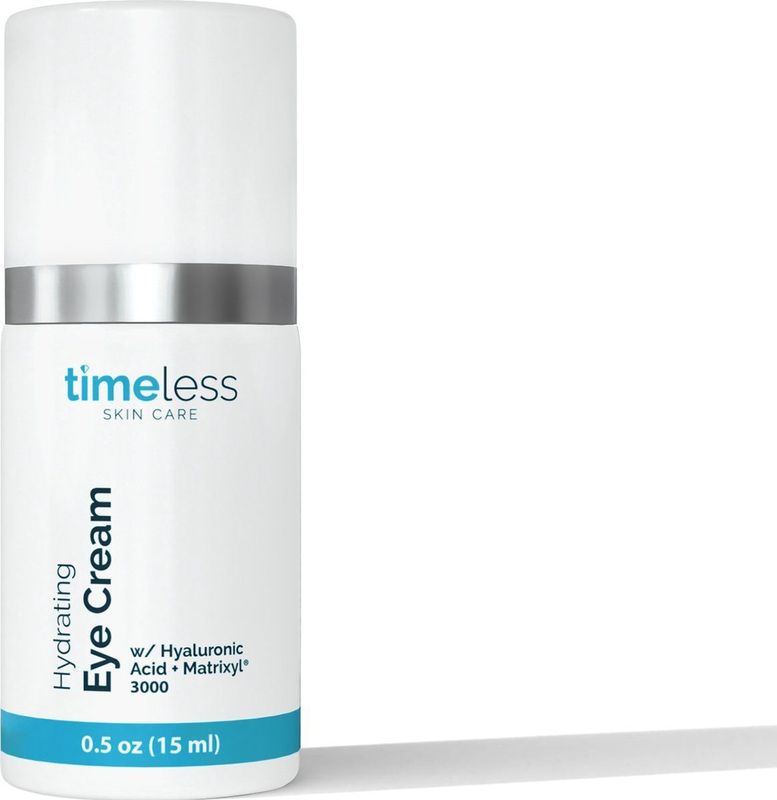 Oogcrème - Anti Aging Oogcrème - Oogcreme anti rimpel vrouw - Anti-rimpel Herstellende Oogcrème - Hydraterende Oogcreme - TIMELESS Hydrating eye cream - Tegen rimpels onder de ogen - SkinCare - Timeless Eyecream - 15 ml
