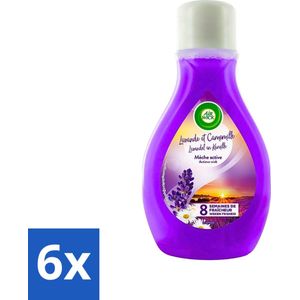 Air Wick - Actieve Wiek Luchtverfrisser - Lavendel & Kamille - 375ml - Voordeelverpakking - 6 stuks