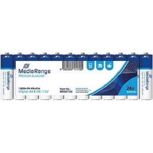 24 stuks MediaRange MRBAT106 Alkaline 1.5V niet-oplaadbare batterij