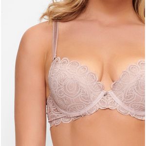 Lingadore 7019 Gel BH Push Up Bruin E85