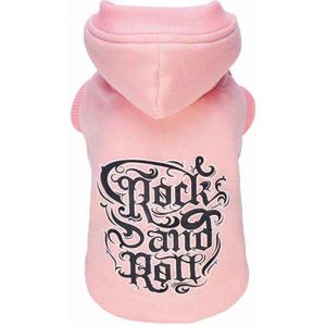 Croci – Hondentrui – Sweatshirt Rock’n pink – Kleur: roze – Ruglengte 40cm