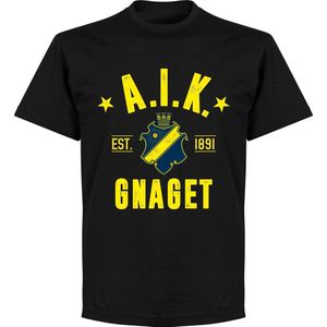AIK Established T-shirt - Zwart - XS