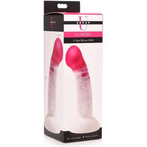 XR Brands G-Swirl - G-Spot Siliconen Dildo pink