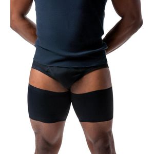 Bandelettes Unisex Elastische Dijenbanden - Zwart - Maat B