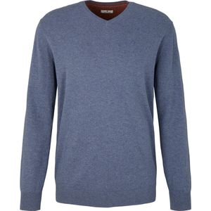 TOM TAILOR basic v neck sweater Heren Trui - Maat M