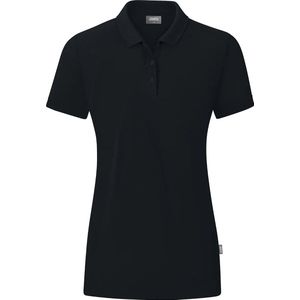 Jako Organic Polo Dames - Zwart | Maat: 38