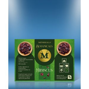 Rode hibiscus thee - 50 gram - Gedroogde hibiscusbloemblaadjes/Bissap/Karkadé - Minerala Botanicals