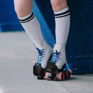 Anti-frictie rolschaatsen - PU lederen skate-beschermers - 4 gaten - neusbeschermers