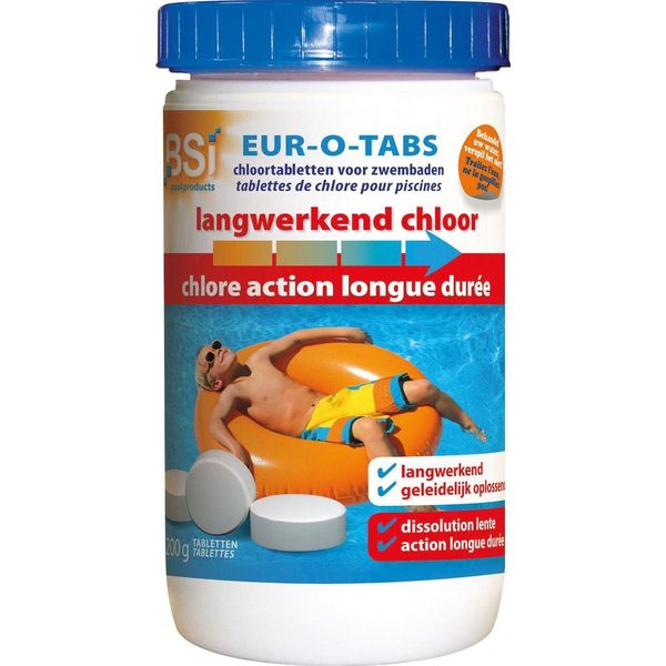 Aquatural Eur-O-Tabs 200 gr Tablettes de Chlore pour Piscine 1 kg