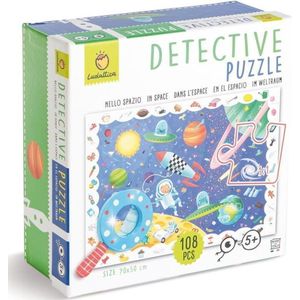 Ludattica Legpuzzel Detective Ruimte Junior 70 X 50 Cm 108 Stuks