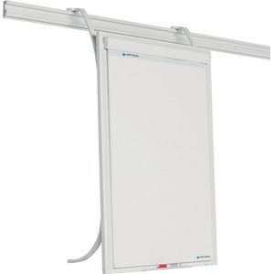 Whiteboardrail PRO - Geëmailleerd staal - Weekplanner - Maandplanner - Jaarplanner - Magnetisch - Wit - 70x100cm