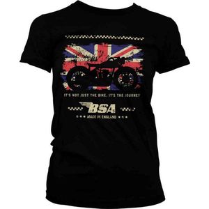 BSA Dames Tshirt -S- Motor Cycles - The Journey Zwart
