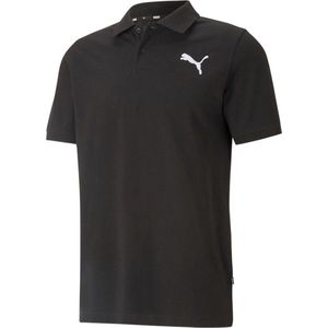 Puma - ESS Pique Polo - Zwart Poloshirt - maat L