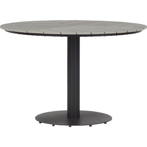 Hector tuintafel Ø110 cm grijs.