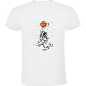 Astronaut Basketbal Heren T-shirt - ruimtevaart - planeet - sport - maan - ruimte - space