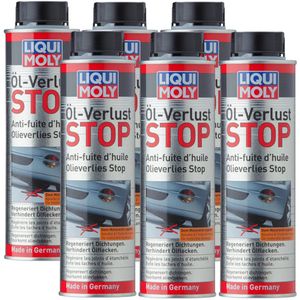 6X Liqui Moly 1005 Olie-Lek Stop/ Olieverlies Stop 300ml Additief Olie Lekkage