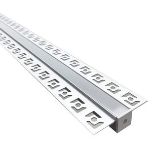 1m verzonken aluminium profiel voor ondoorzichtige witte LED-strip
