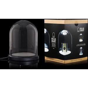 Luxe verlichte glazen stolp - Bell Jar light design by suck uk