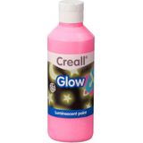 Creall glow lichtgevende verf 250ml roze