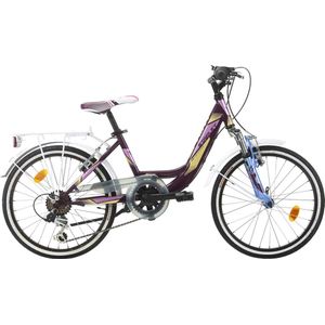 Sprint Starlet - Meisjesfiets 20 inch - 6 Versnellingen Shimano - Paars - Framemaat:26 cm - BK22SI8570 Bov