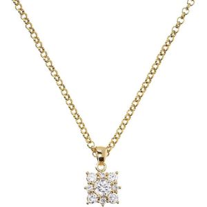 Necklace with gemstone pendant WSBZ01680YY