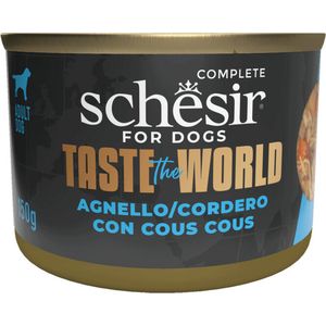8x Schesir Taste The World Hond Lamsvlees & Couscous 150 gr