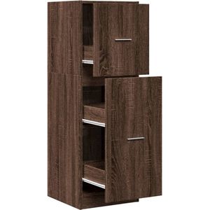 Apothekerskast 40x41x118 cm - Bruin Eiken Apothekerskast - Apothekerskasten - Apothekerskast Keuken - Apotheekkast