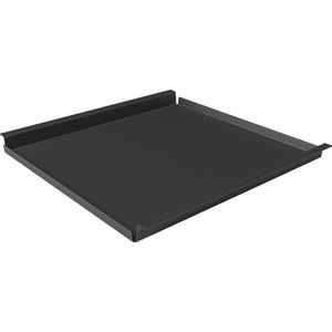 Hocker Dienblad 60x60 Zwart | Vierkant | Aluminium | Buiten & Binnen | Gepoedercoat | Flip Tray