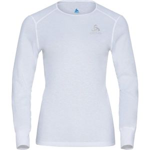 Odlo Sportshirt/Thermische shirt - 10000 White - maat 34 (34) - Dames Volwassenen - Polyester- 159101-10000-34